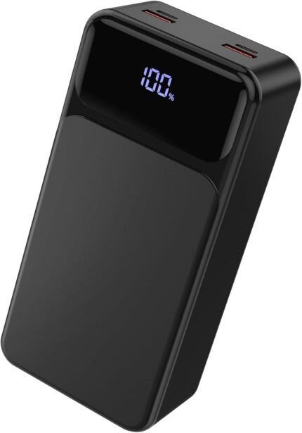 50000mah Power Bank 22.5W Fast Charging Portable Charger USB-C with 4 Outputs & 2 Inputs LED Display Huge Capacity External Battery Pack for iPhone, Samsung, iPad etc