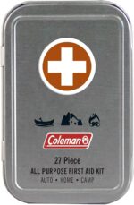 Coleman All Purpose Mini First Aid Kit, 27-Piece Assortment for Emergency Kit, Travel-Friendly, Latex-Free Bandages and More