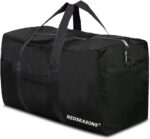 Extra Large Duffle Bag Lightweight, 96L Travel Duffle Bag Foldable for Men Women, Black