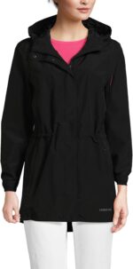 Lands' End Women's Squall Packable Waterproof Raincoat
