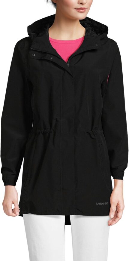Lands’ End Women’s Squall Packable Waterproof Raincoat
