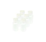 United Scientific™ Leak Proof Travel Bottles for Toiletries - 3 Oz Travel Bottles with Lined Polypropylene Lid - TSA Approved Bottle for Liquids, Clear, Pack of 6