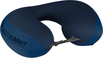 Sea to Summit Aeros Premium Traveller Inflatable Neck Pillow, Navy Blue