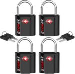TSA Approved Luggage Locks, Ultra-Secure Dimple Key Travel Locks with Zinc Alloy Body