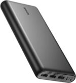 Anker Power Bank, 26,800 mAh External Battery with Dual Input Port and Double-Speed Recharging, 3 USB Ports Without A-C Cable, for iPhone Series, iPad, Samsung, Android and Other Devices
