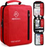 First Aid Kit for Home, Premium 410 Piece Well-Organized Large Medical Kits Survival for Travel Camping Hiking, Premium Water Resistant Trauma Kit Emergency Supplies Bag for Car Office College