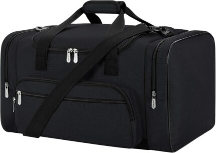Sports Duffel Bag 20 inch for Travel Gym - Black