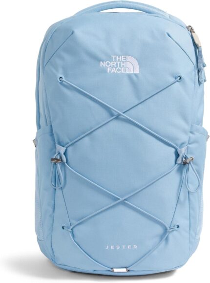 THE NORTH FACE Women's Jester Everyday Laptop Backpack | Commuter Travel Bag with Laptop Sleeve, Water-Repellent Finish, Spacious Compartment, Steel Blue, One Size