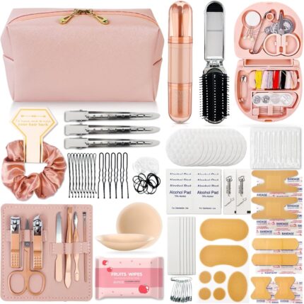Women's Wedding Emergency Kit 39 Essential Items for Brides Team Bride All in One Travel Kit Personal Care Women's Travel Set
