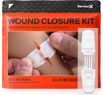 Zip Stitch Wound Closure Strips Kit - Repair Wounds Without Stitches - Zipstitch Sutures - Laceration Closure Kit