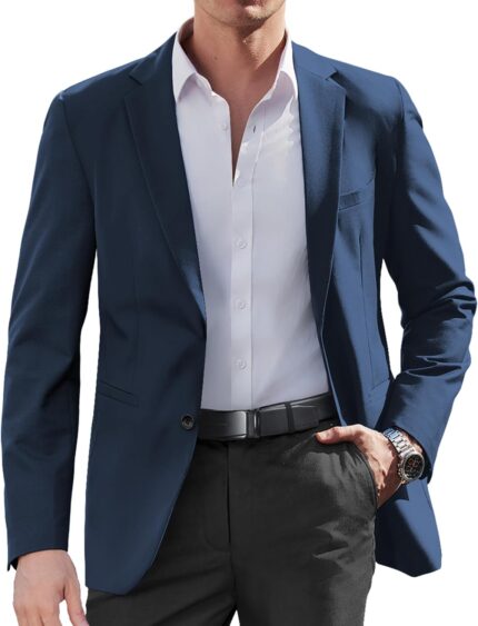 COOFANDY Mens Casual Sport Coat Regular Fit Lightweight Blazers Jacket Two Button Business Suit Jackets