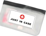 JUST in CASE 120-Piece Emergency Sticker Set - Survival Kit Labels for First Aid, Travel & EDC, 1.4x2.8 Inch Multi-Purpose Decals