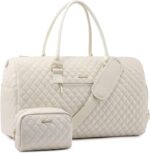 LOVEVOOK Travel Duffle Bag, Weekender Bag for Women with Toiletry Bag, Carry on Overnight Bag with Shoe Compartment, Gym Duffel Bag with Wet Pocket, Mommy Hospital Bags for Labor and Delivery