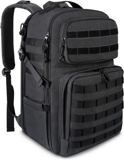 MATEIN 17 Inch Laptop Backpack, Large Military Tactical Backpack for Men TSA Approved, Water Resistant Work Day Pack Computer Bag, Travel Laptop Carry on for Camping Hiking