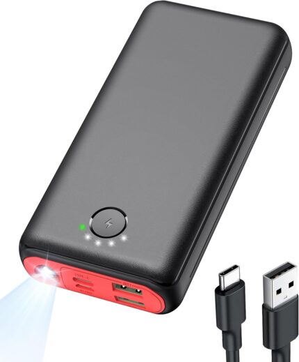 Portable Charger Power Bank 40000mah, USB C Fast Charging 22.5W External Battery Pack Phone Charger Quick Charge with 3 Outputs & 2 Inputs for iPhone Android Samsung Travel Essentials Camping