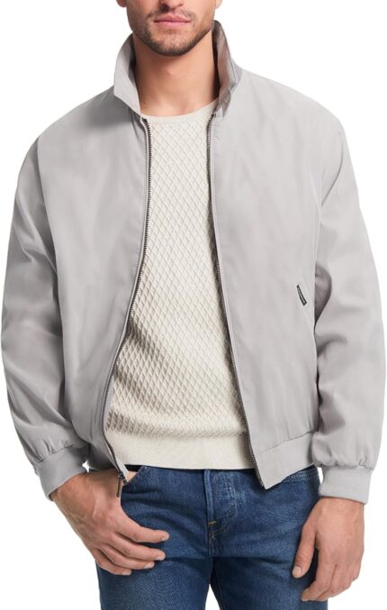 Weatherproof Men's Golf Jacket - Lightweight Windbreaker, Water-Resistant Microfiber Shell, Perfect for Golf & Casual Wear