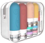 16 Pack Travel Bottles Set for Toiletries, TSA Approved Travel Containers Leak Proof Silicone Squeezable Travel Accessories 2oz 3oz for Shampoo Conditioner Lotion Body Wash (BPA Free) (Multicolored)