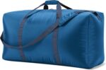 Extra Large Duffel Bag 32.5 inch 105L Lightweight Luggage for Travel Camping Storage-Blue