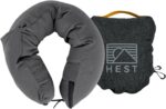 HEST Camping Pillow - Temperature Resilient, Memory Foam, Packable Travel Pillow