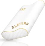 Royal Therapy Travel Memory Foam Cervical Pillow – Contour Pillow for Neck and Shoulder Pain