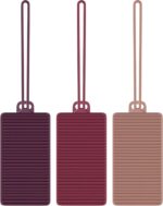 Travelon Set of 3 Silicone Privacy Luggage Tags