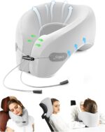 jiaao Travel Pillow, Neck Pillow Airplane, Plane Pillow Memory Foam Travel Neck Pillow with 360° Head and Neck Support, Portable Travel Essential Suitable for Airplane, Car, Train, or Bus Trip